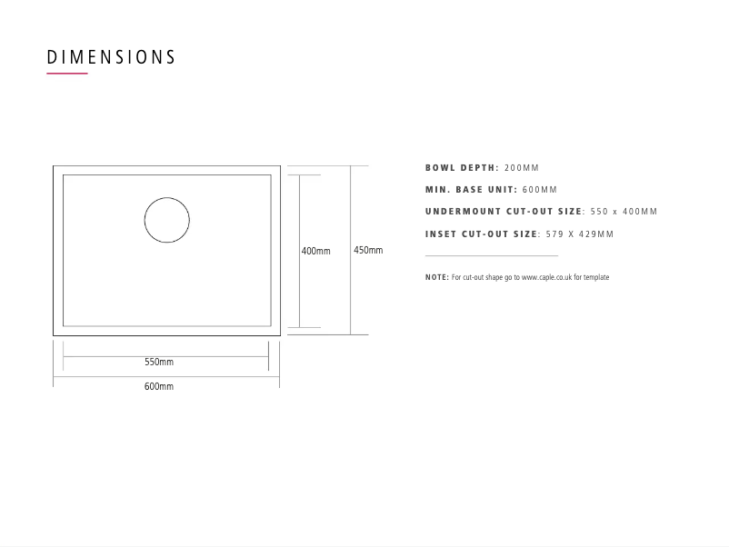 Page 1 de la notice Manuel utilisateur Caple Zero 55