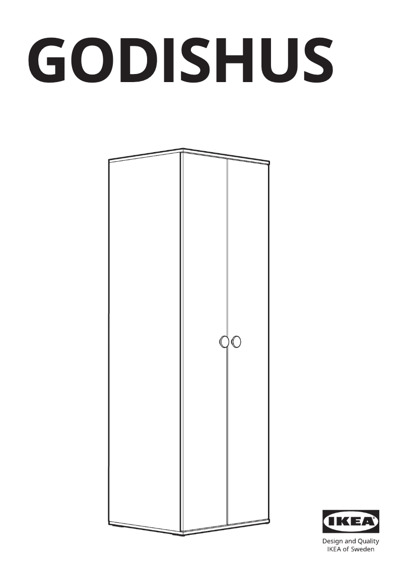 Page 1 de la notice Manuel utilisateur Ikea GODISHUS 304.334.84