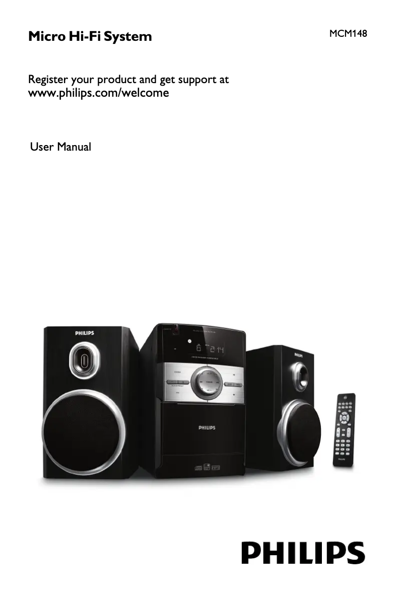 Página 1 del manual Manual de usuario Philips MCM148