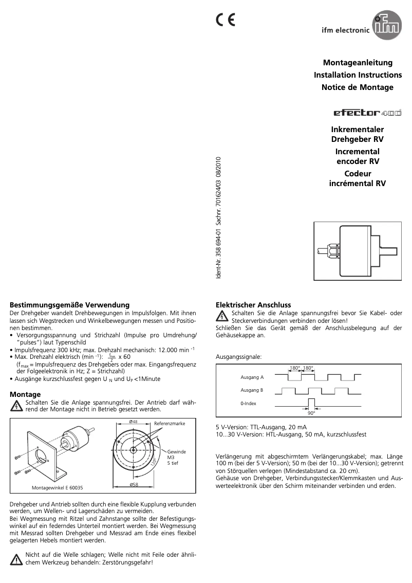 Image de la première page du manuel de l'appareil RV6090