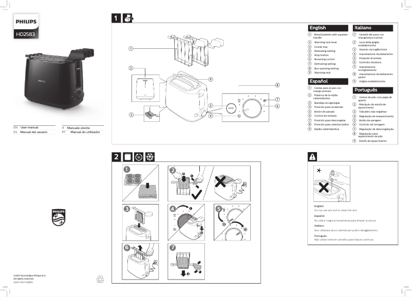 Page n°1 - Manuel utilisateur Philips Daily Collection HD2583