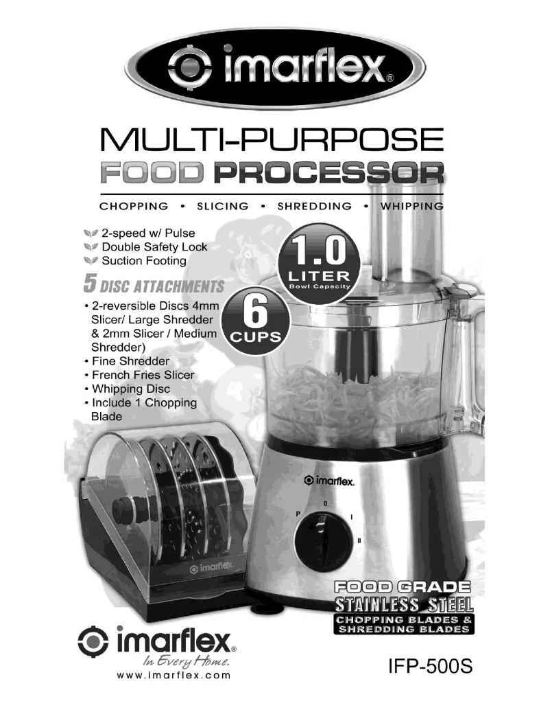 Page n°1 - Manuel utilisateur Imarflex IFP-500S