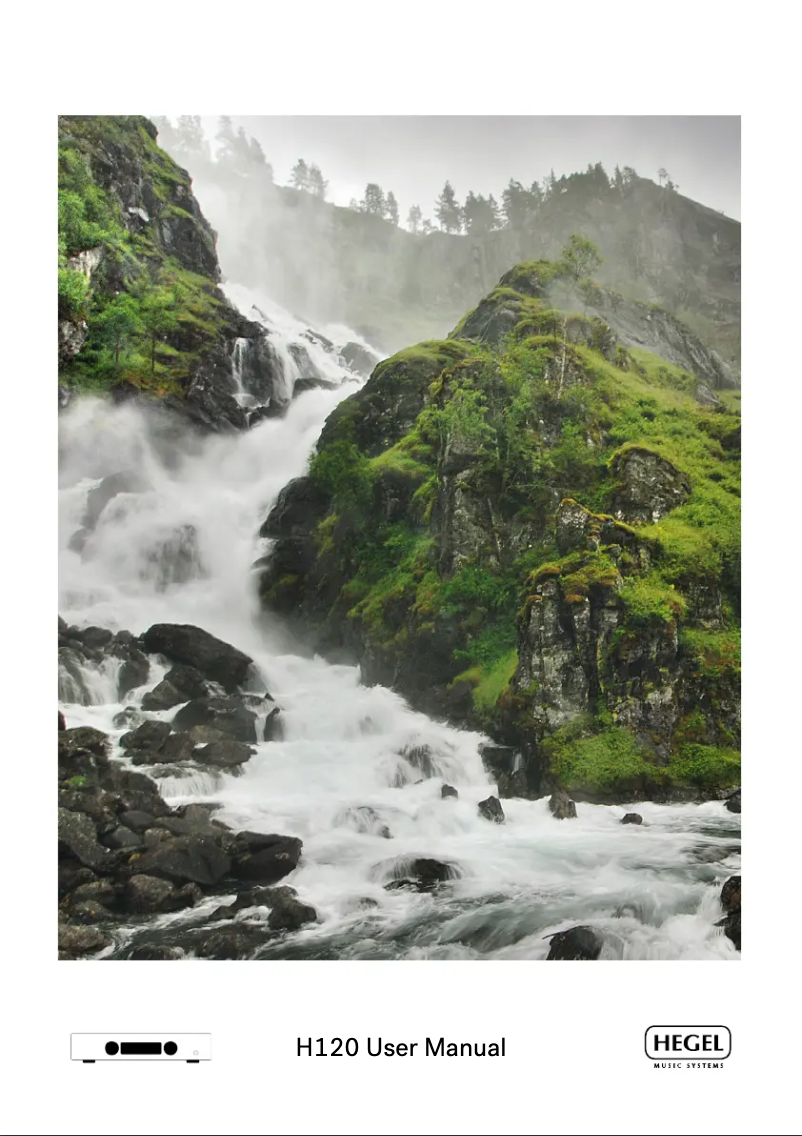 Page 1 de la notice Manuel utilisateur Hegel H120
