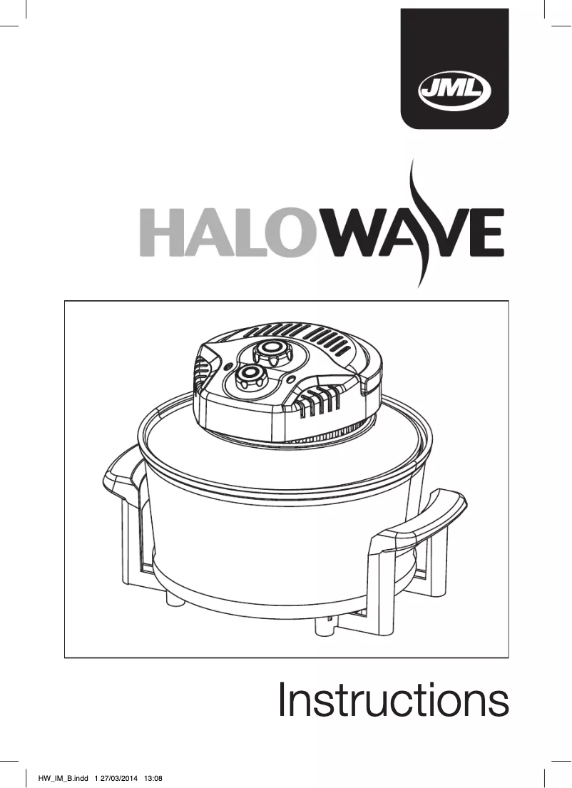 Image de la première page du manuel de l'appareil Halowave