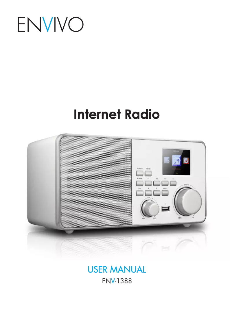 Page 1 de la notice Manuel utilisateur Envivo ENV-1388