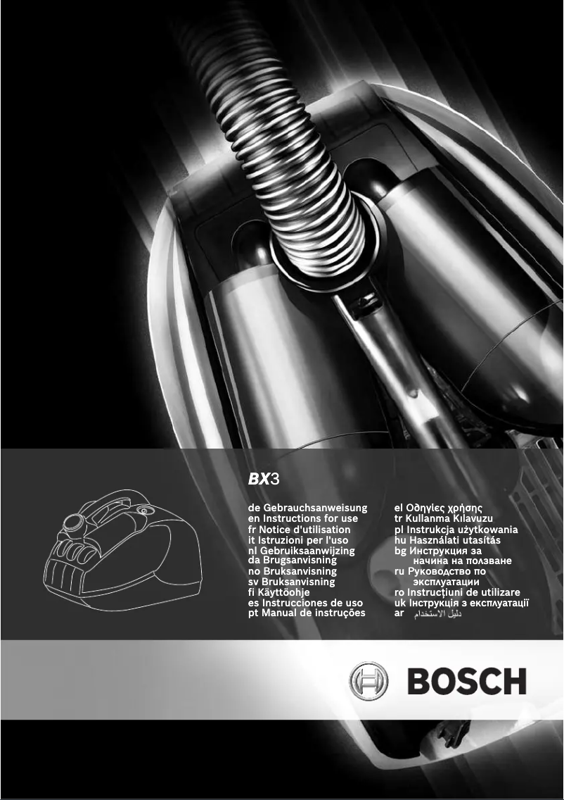 Página 1 del manual Manual de usuario Bosch BX32082