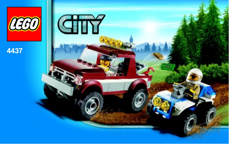 Page 1 de la notice Manuel utilisateur Lego City 4437