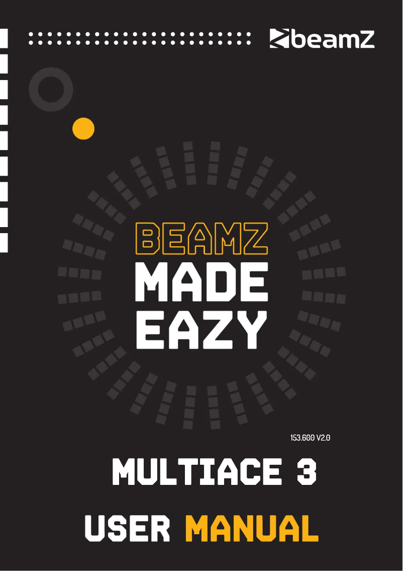 Image de la première page du manuel de l'appareil MultiAce 3