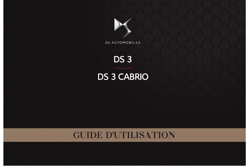 Imagen de la primera página del manual del dispositivo DS3 Cabrio (2019)