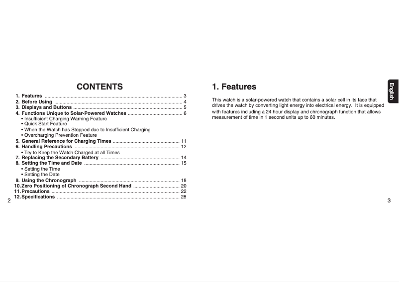 Imagen de la primera página del manual del dispositivo CAL H500