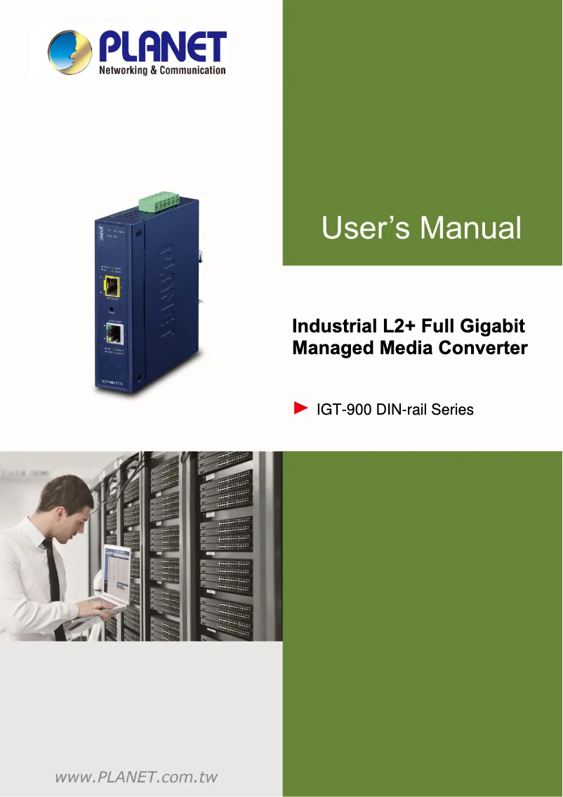 Image de la première page du manuel de l'appareil IGT-900-2T2S