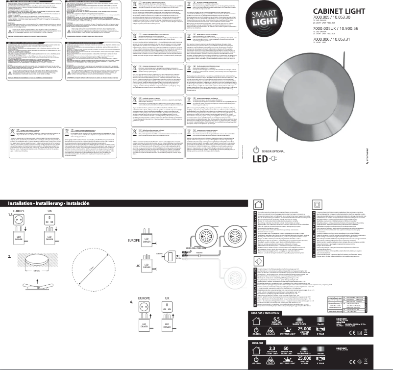 Page 1 de la notice Manuel utilisateur Smartwares 10.900.56