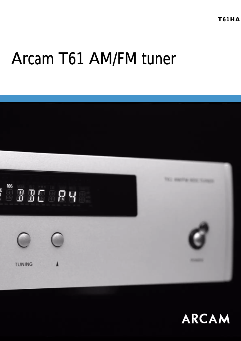 Image de la première page du manuel de l'appareil T61