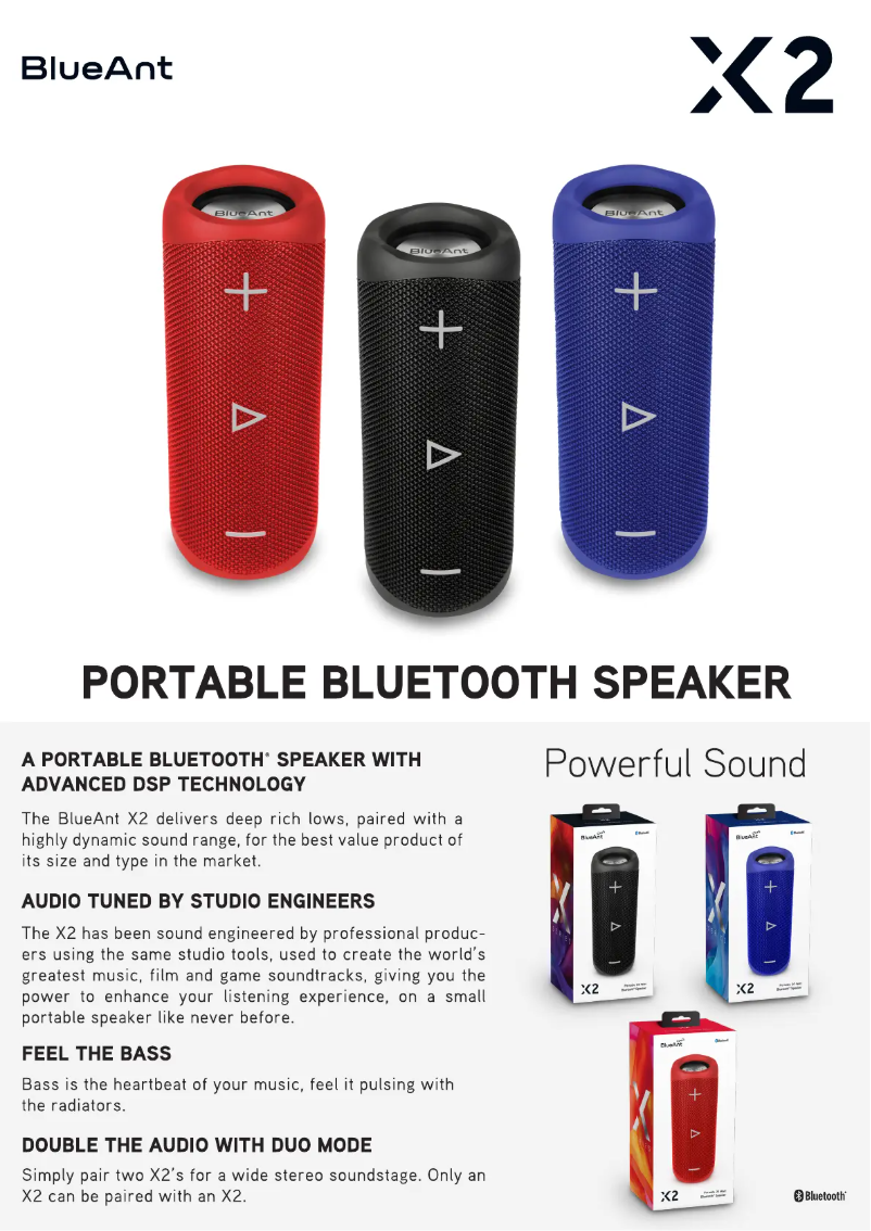 Image de la première page du manuel de l'appareil X2