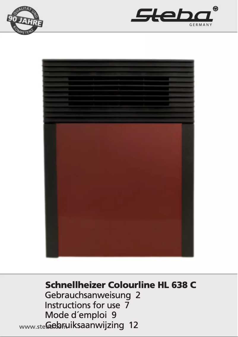 Image de la première page du manuel de l'appareil HL 638 C1