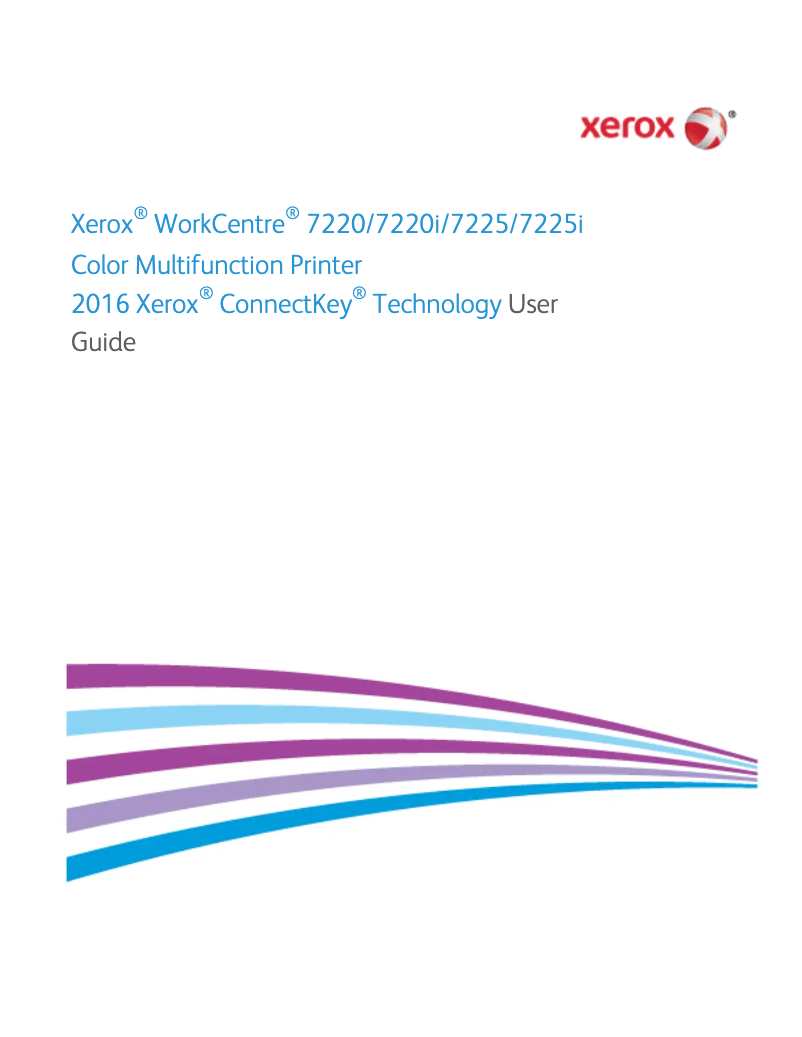 Image de la première page du manuel de l'appareil WorkCentre 7225
