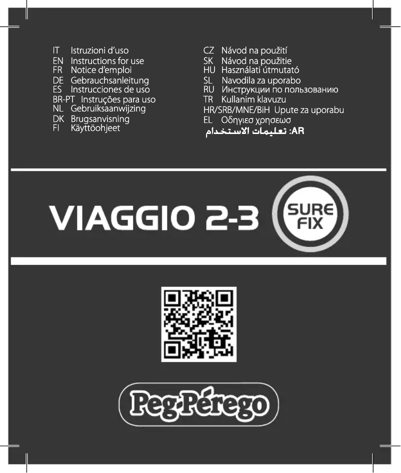 Image de la première page du manuel de l'appareil Viaggio Surefix