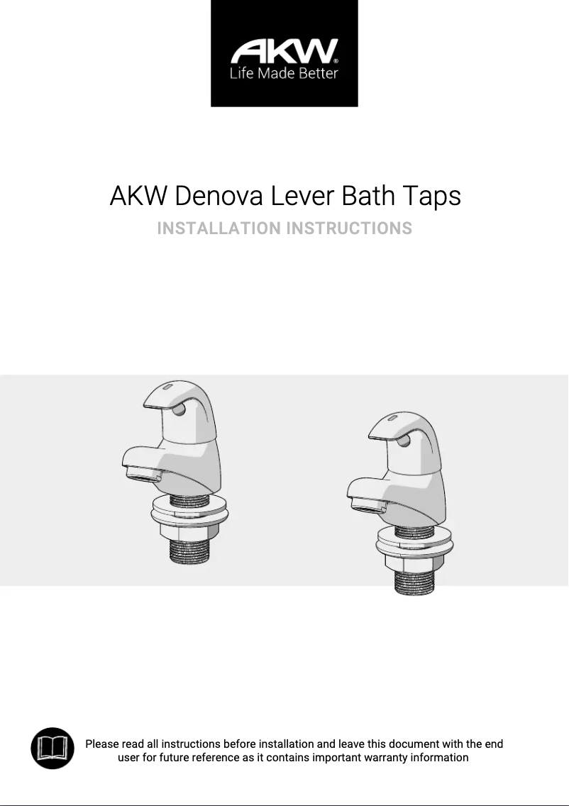 Page n°1 - Manuel utilisateur AKW Denova 23189