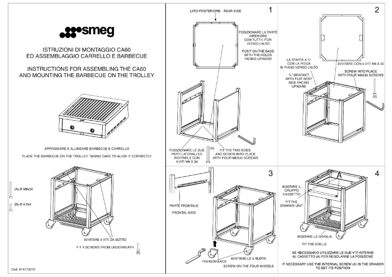 Image de la première page du manuel de l'appareil CA90