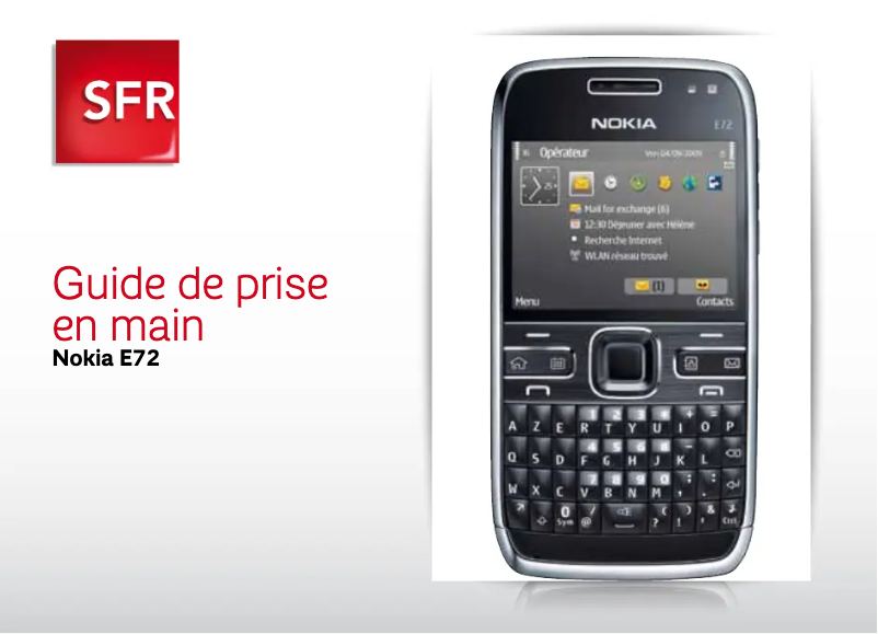 Imagen de la primera página del manual del dispositivo E72