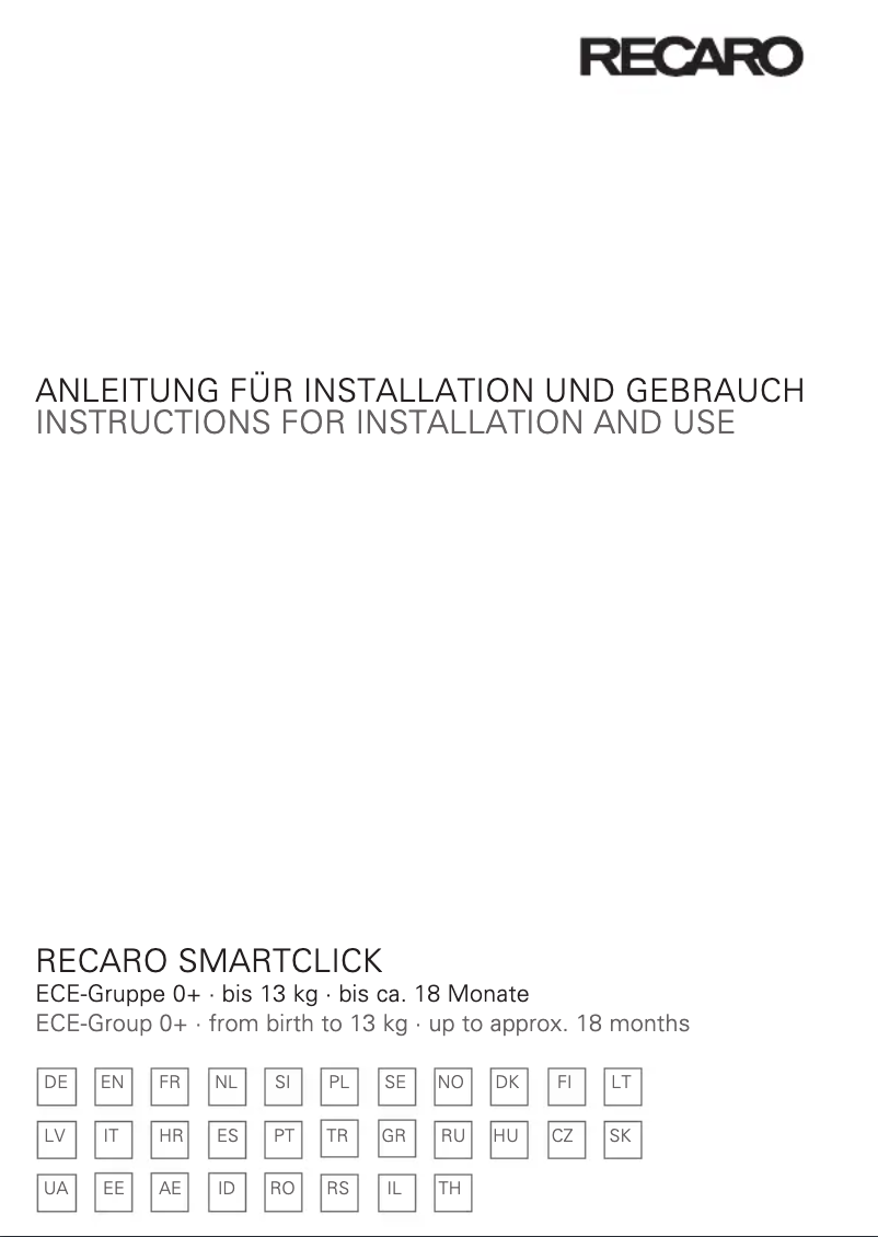 Imagen de la primera página del manual del dispositivo SmartClick Base