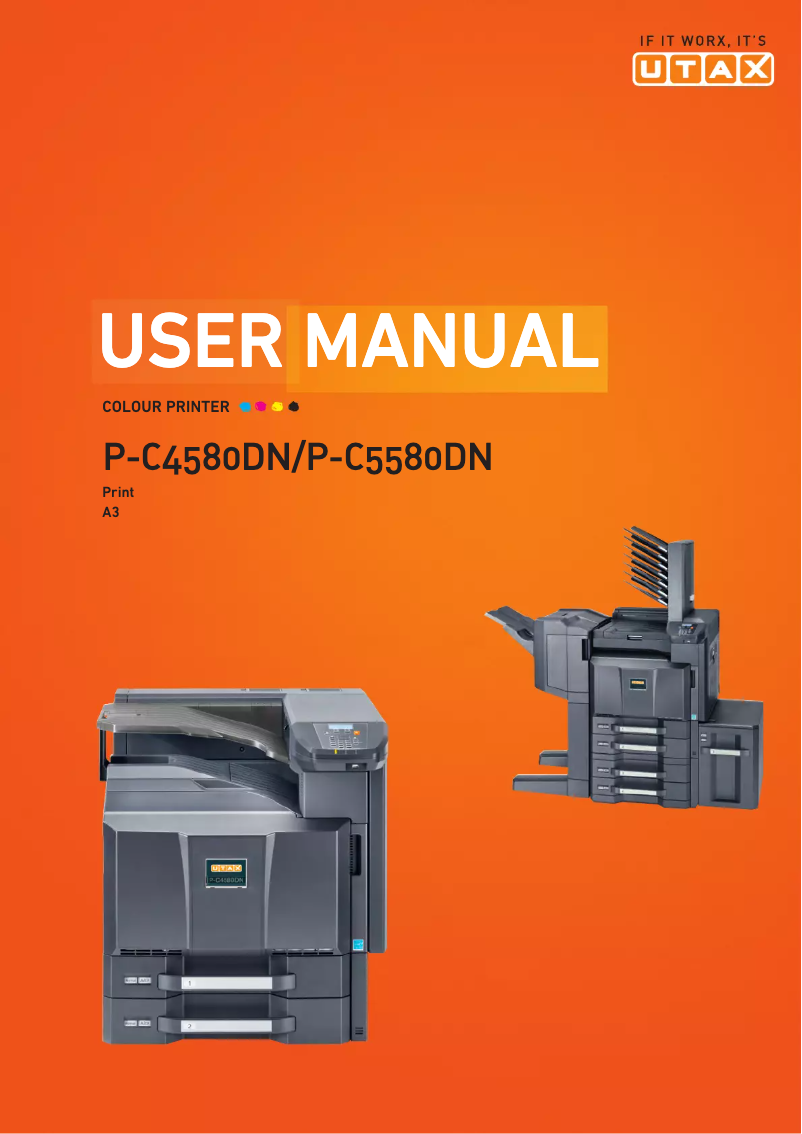 Image de la première page du manuel de l'appareil P-C5580DN