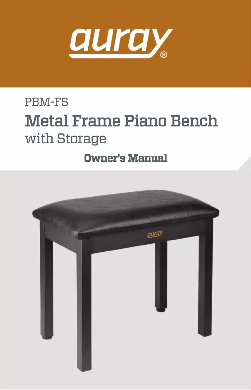 Page 1 de la notice Manuel utilisateur Auray PBM-FS