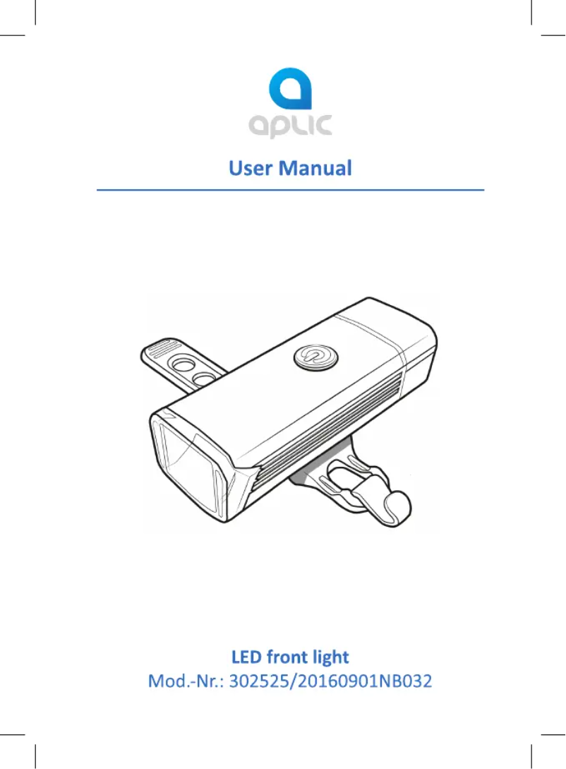 Page 1 de la notice Manuel utilisateur Aplic 302525