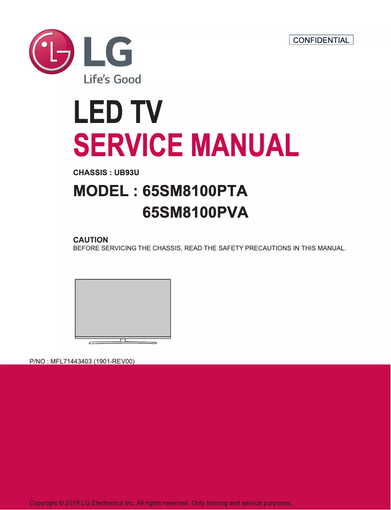 Image de la première page du manuel de l'appareil 55SM9000PTA