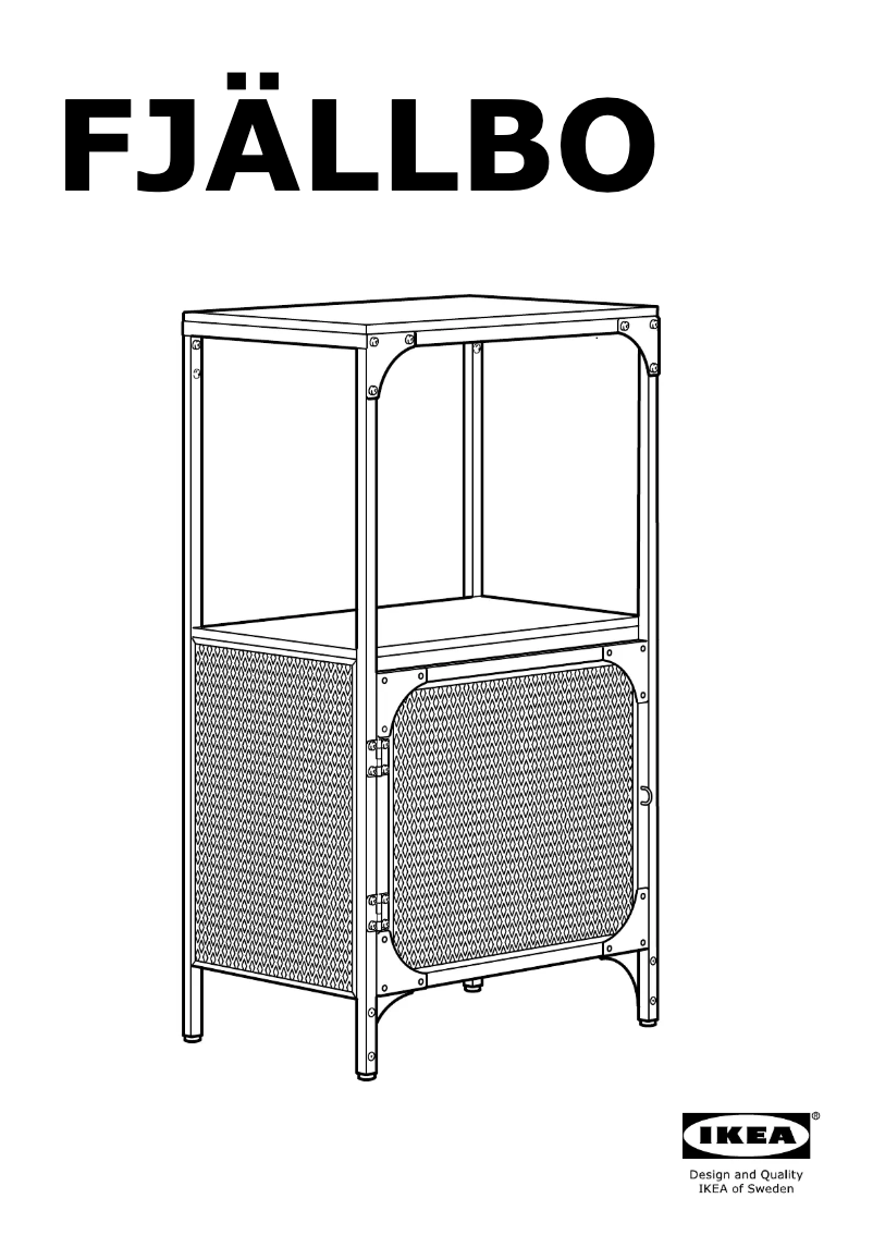 Page 1 de la notice Manuel utilisateur Ikea FJÄLLBO 504.639.41