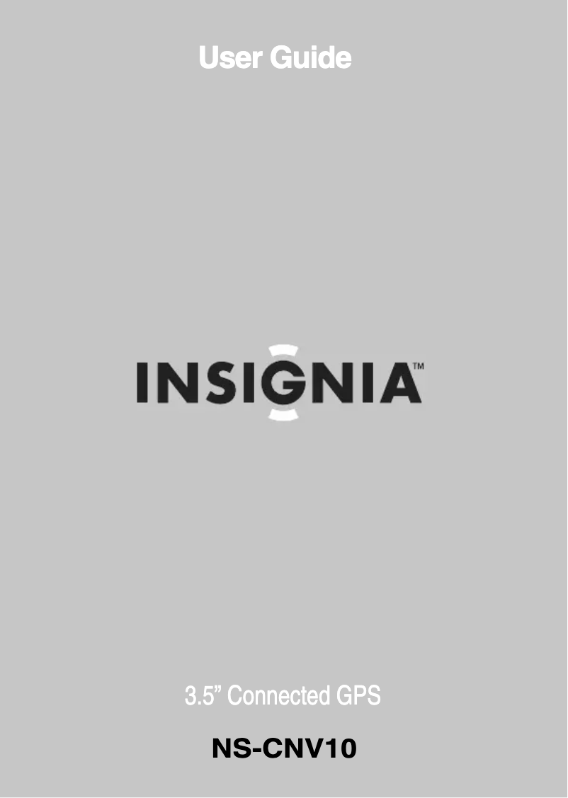 Page 1 de la notice Manuel utilisateur Insignia NS-CNV10