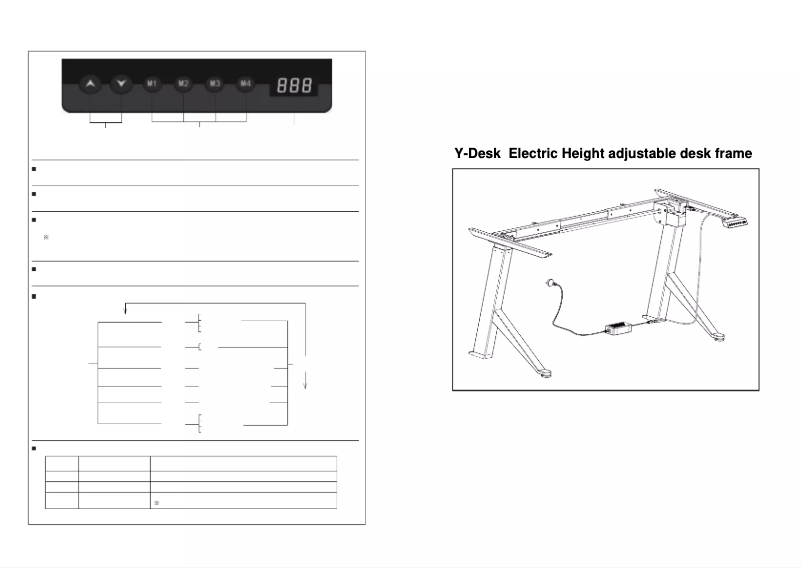 Page 1 de la notice Manuel utilisateur Worktrainer Y-Desk