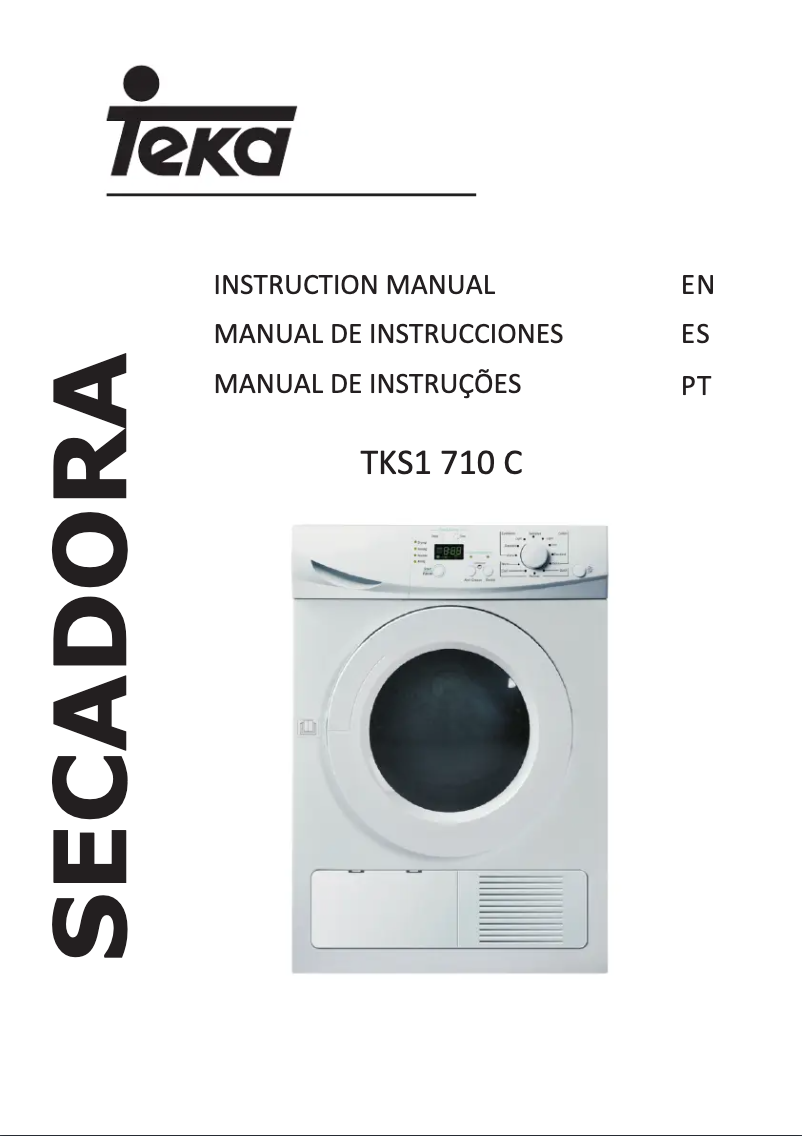 Page 1 de la notice Manuel utilisateur Teka TKS1 710 C