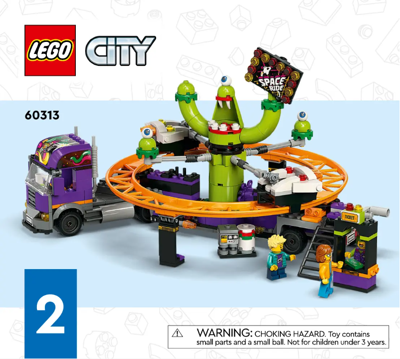 Page 1 de la notice Manuel utilisateur Lego City 60313