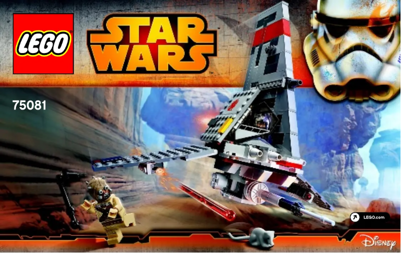 Page n°1 - Manuel utilisateur Lego Star Wars 75081