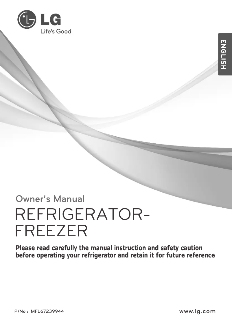 Page 1 de la notice Manuel utilisateur LG GR-M602GSHH