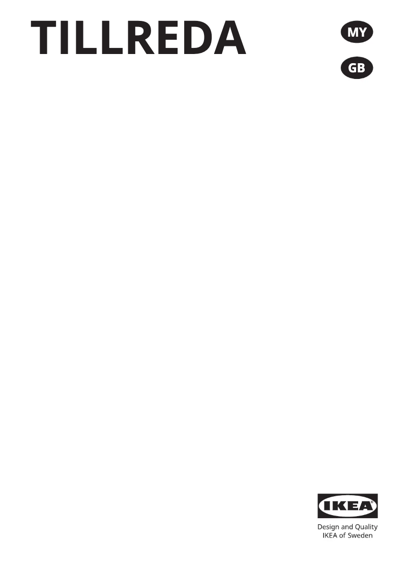 Image de la première page du manuel de l'appareil TILLREDA 705.464.79