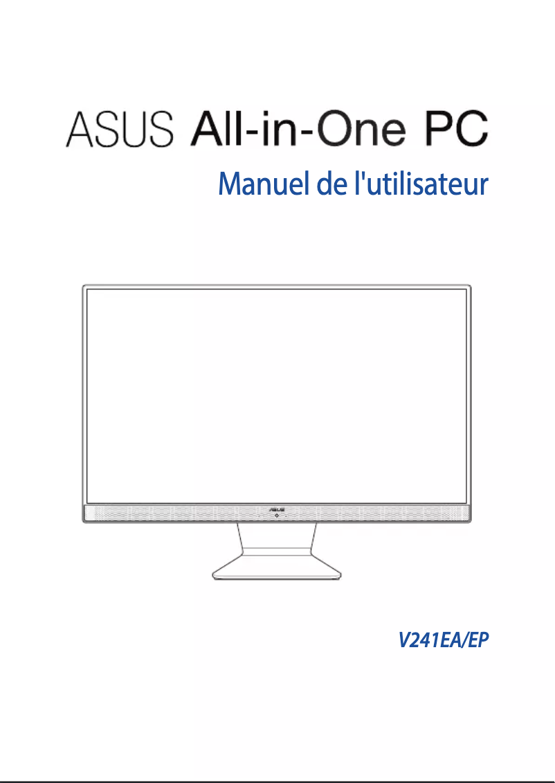 Image de la première page du manuel de l'appareil V241