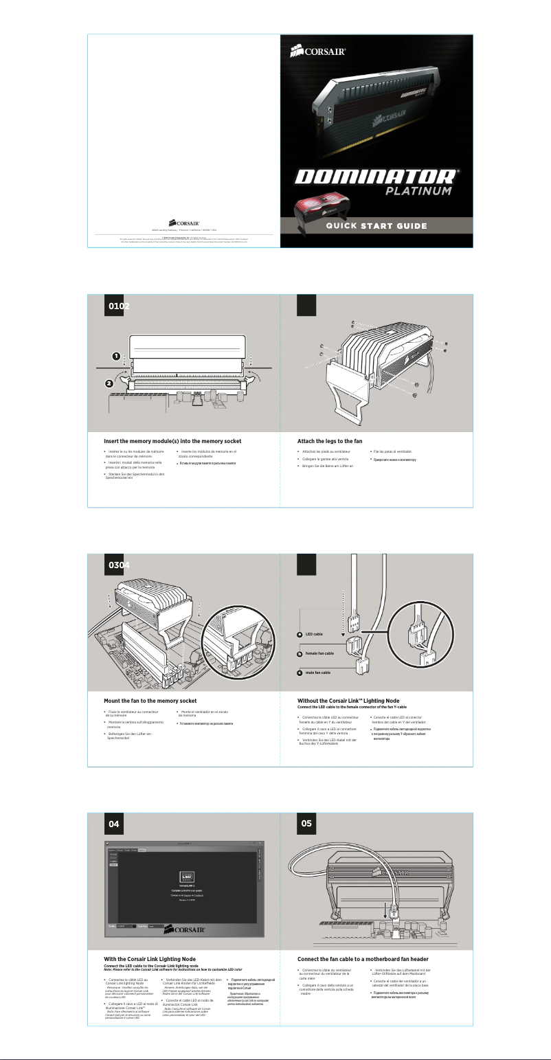 Image de la première page du manuel de l'appareil Dominator Platinum