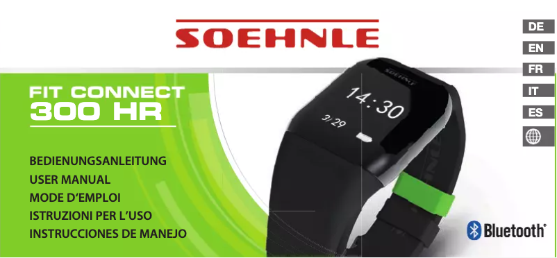 Page 1 de la notice Manuel utilisateur Soehnle Fit Connect 300 HR