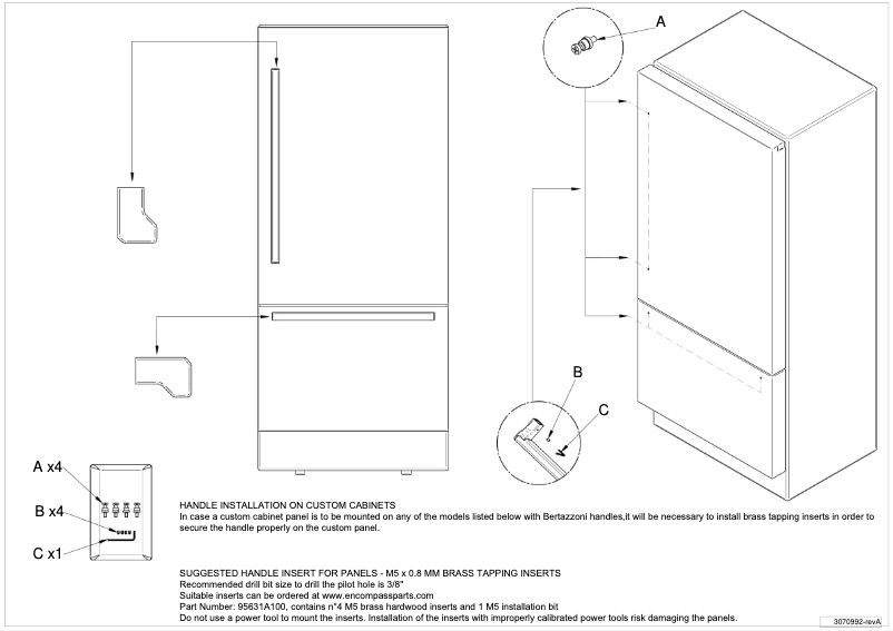 Page 1 de la notice Manuel utilisateur Bertazzoni PROHK30PI