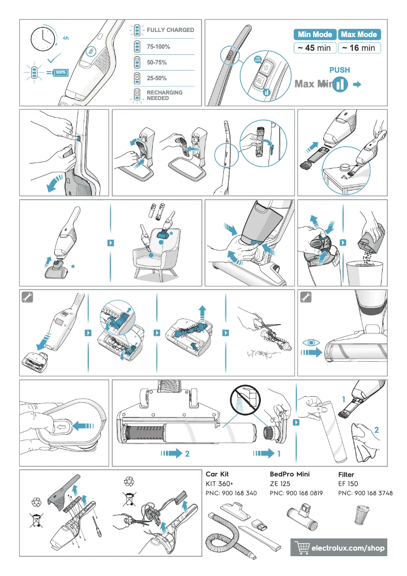 Page n°1 - Manuel utilisateur Electrolux Ergorapido EER89IBM