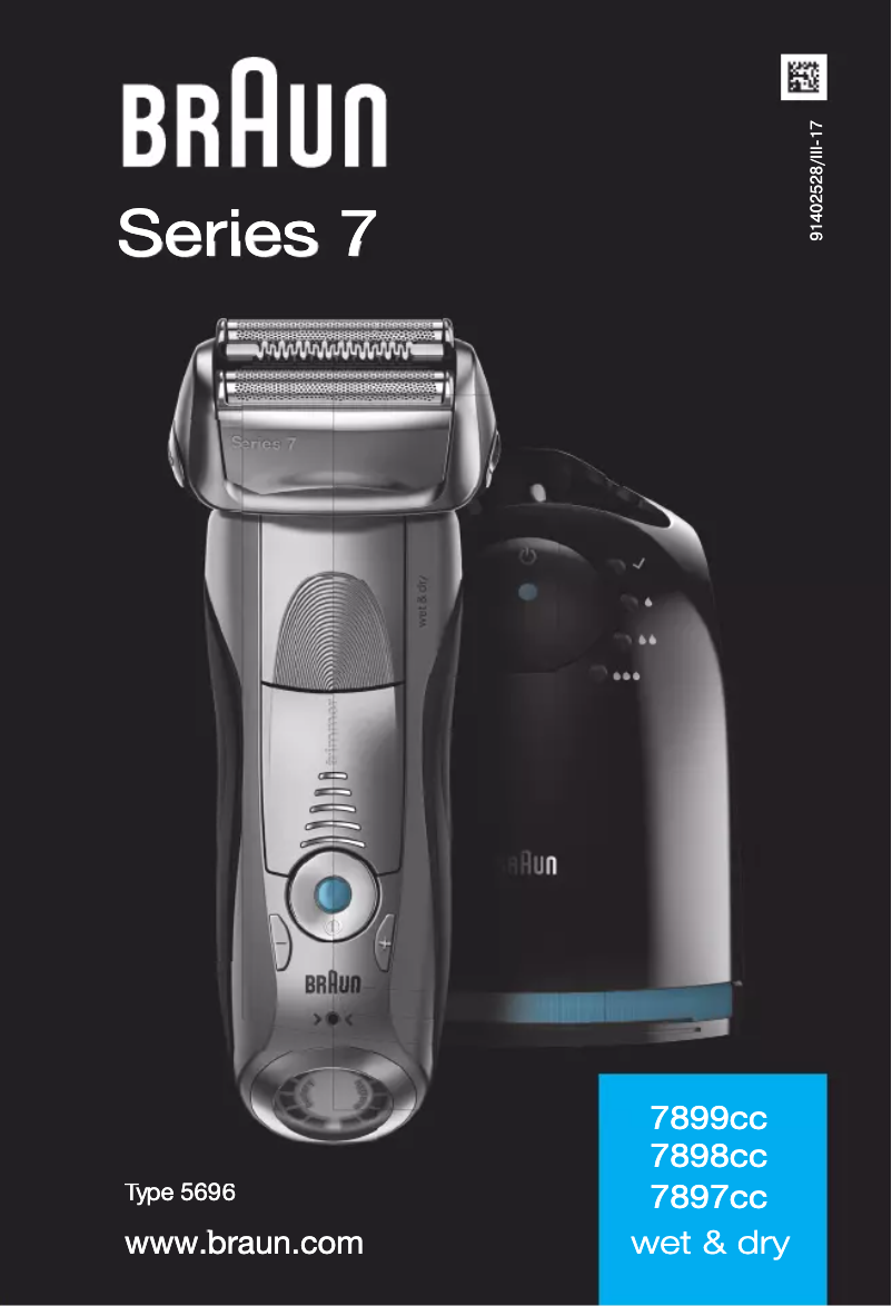 Página 1 del manual Manual de usuario Braun Series 3 wet & dry