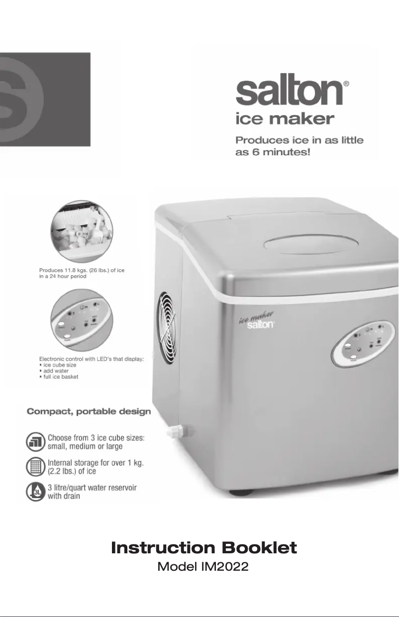 Imagen de la primera página del manual del dispositivo IM2022