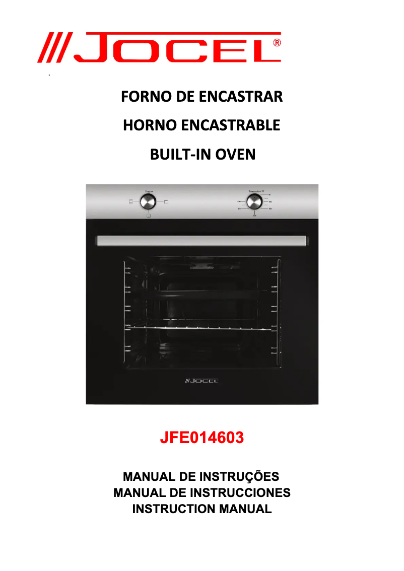 Página 1 del manual Manual de usuario Jocel JFE014603