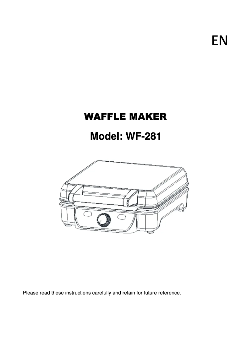 Página 1 del manual Manual de usuario VOX WF281