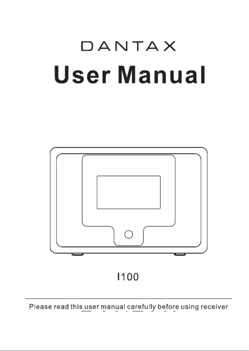 Page n°1 - Manuel utilisateur Dantax I100