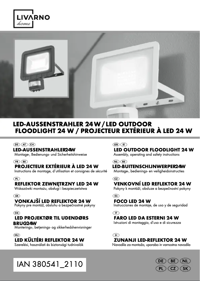 Page n°1 - Manuel utilisateur Livarno Lux HG09317A