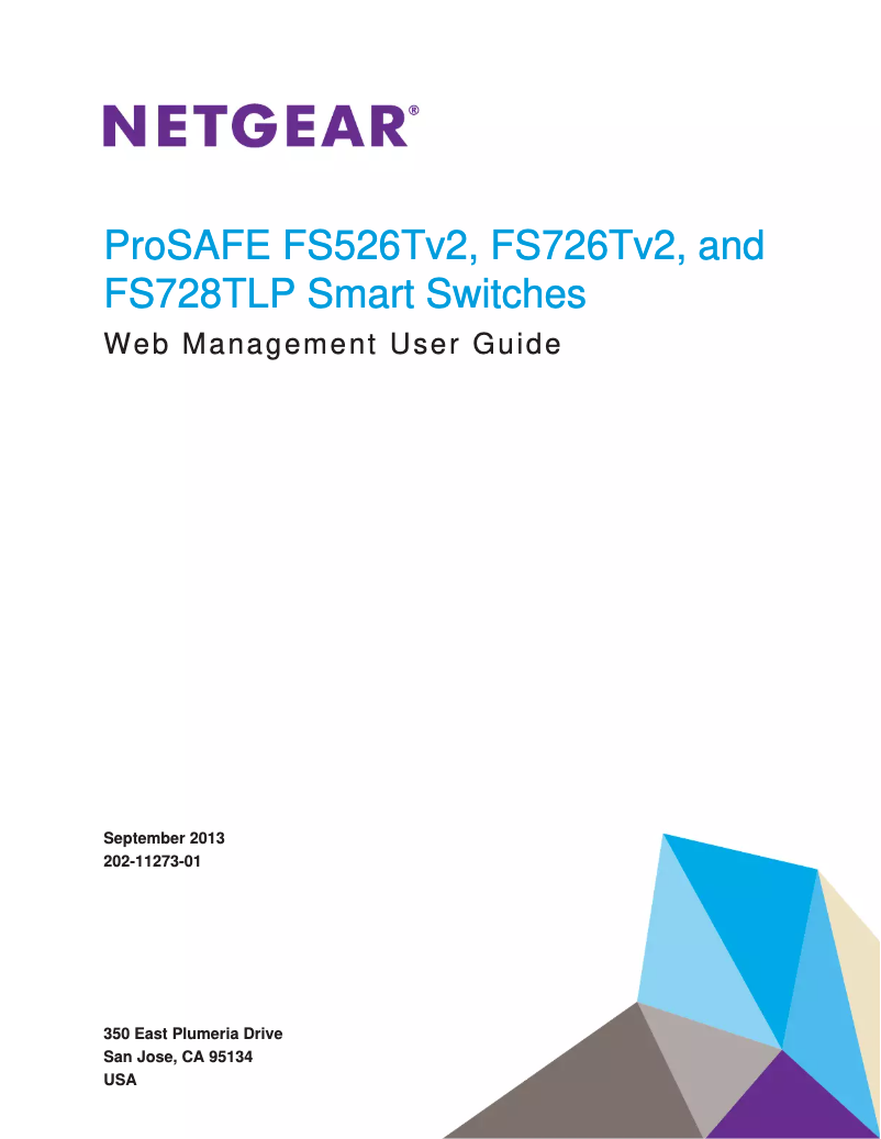 Page 1 de la notice Manuel utilisateur Netgear ProSafe FS726Tv2
