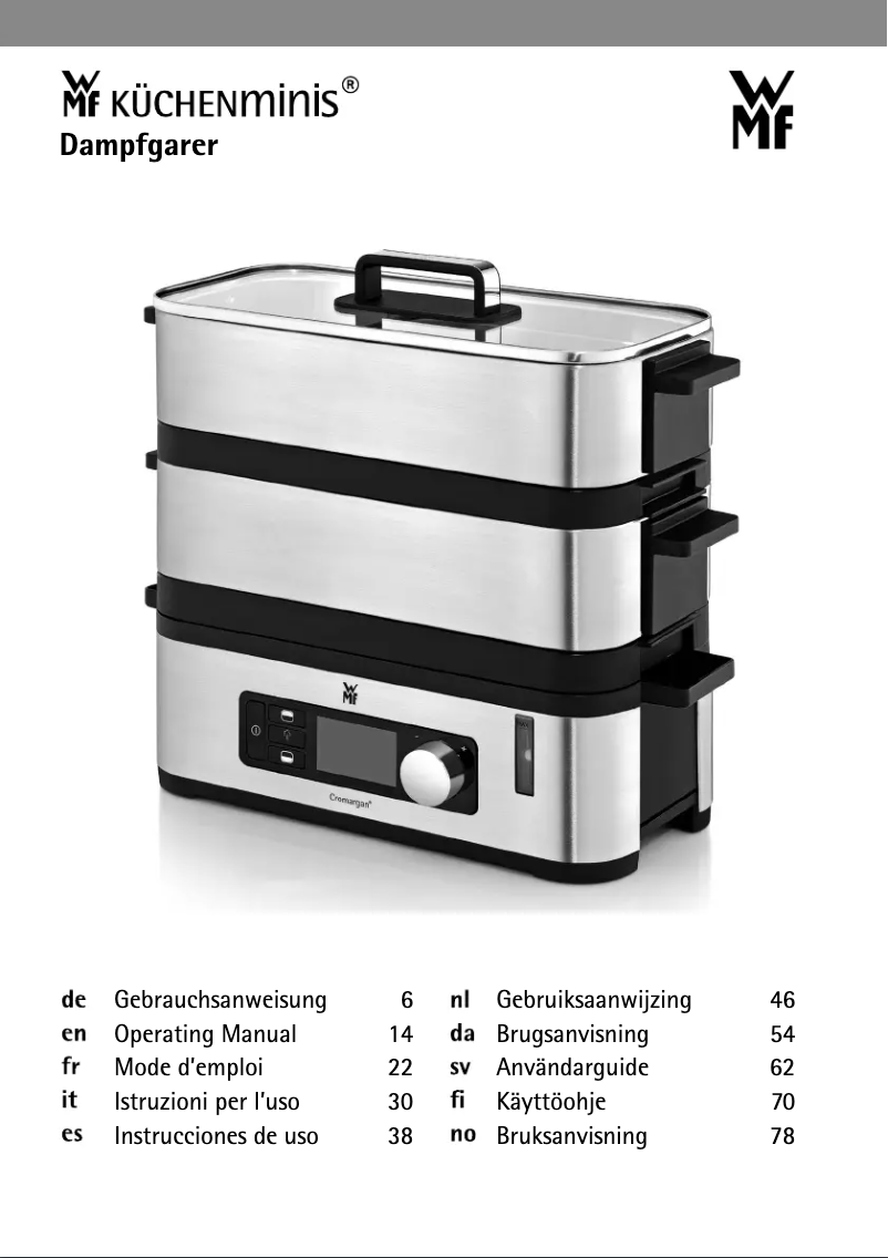 Image de la première page du manuel de l'appareil KÜCHENminis Vitalis E